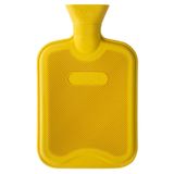 HomeTop Yüksek kaliteli klasik kauçuk sıcak su torbası (2 litre, sarı)