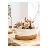 HomeTurko Jüt Dekoratif Sepet, İskandinav Tarzı Sepet, Bohem Sepet, Düzenleyici, Organizer, Home Turko