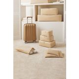 homewave 6'lı Bej Pötikare Valiz Düzenleyici Bavul Içi Organizer Set, Seyahat Hurcu