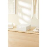 Homewave Gri Pötikare Baza Altı Valiz Düzenleyici Destekli Kutu Hurç 31x38x12