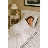 Homewell %100 Saf Ingiliz Yünü Hipoalerjenik Özellikli Yıkanabilir Çift Kişilik Yorgan Beyaz - 195 x 215 cm