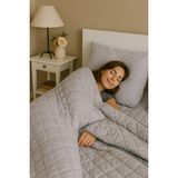 Homewell %100 Saf Ingiliz Yünü Hipoalerjenik Özellikli Yıkanabilir Çift Kişilik Yorgan Gri - 195 x 215 cm