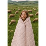 Homewell %100 Saf Ingiliz Yünü Hipoalerjenik Özellikli Yıkanabilir Tek Kişilik Yorgan Pembe - 155 x 215 cm