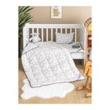 homewell % 100 Saf İngiliz Yünü Makinede Yıkanabilir Hipoalerjenik 0-6 Yaş Bebek Çocuk Yorgan Kuzucuk