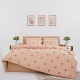 Homewell Grasse Özel Tasarım Nevresim Takımı Çift Kişilik Kahve - 200 x 220 cm - Kahverengi