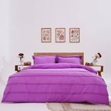 Homewell Lyon Özel Tasarım Nevresim Takımı Çift Kişilik Mor - 200 x 220 cm