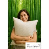 Homewell Saf Bambu Hipoalerjenik Ekstra Kılıflı Yastık Krem - 50 x 70 cm