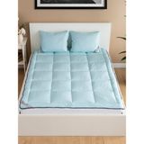 Homewell Saf Bambu Hipoalerjenik Tek Kişilik Yatak Pedi Topper Mint - 100 x 200 cm