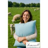 Homewell Saf Ingiliz Yünü Hipoalerjenik Ekstra Kılıflı Yastık Mint - 50 x 70 cm