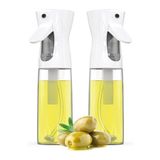 Homie Sprey Yağdanlık Airfryer İçin Yağdanlık Püskürtmeli Cam Şişe Zeytinyağı Sirke Yağ Püskürtücü Beyaz 1 Adet