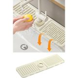 homika dekorasyon Mutfak ve Banyo Lavabo Kenarı Silikon Mat Su Sıçrama Önleyici Tezgah Matı