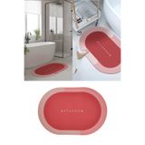 homika dekorasyon Sihirli Su Emici Banyo Paspası Kaymaz Tabanlı Abdest Paspası Ayak Kurulama Matı 40x60 cm Gri