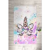 Homiko Unicorn Desenli Çocuk ve Bebek Odası Dekoratif Halı TLH-191