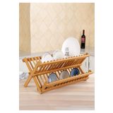 HOMİNG Bambu Set Üzeri Bulaşıklık ve Tabaklık 241737