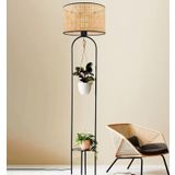Homing Flori Orjinal Hazeran Rattan Tasarim Ciceklik Lambader Ayd-3670