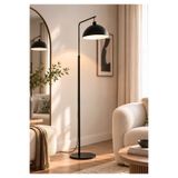 HOMİNG Frame Siyah Metal Lambader Ev Ofis Cafe Restoran Hotel