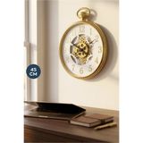 HOMİNG Gold Elior 45 cm Duvar Saati 242312