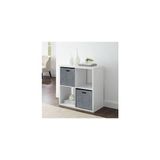 Homing Gri Çok Amaçlı Keçe Organizer Dolap Içi Düzenleyici 2'li Sepet Seti 24 x 24 cm