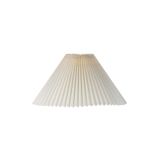 HOMİNG Homing Umbrella Pileli Kumaş Lambader Başlığı Krem 36 cm