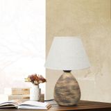 Homing Paris Seramik Abajur 241893 Krem