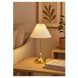 HOMİNG Pileli Abajur Gold Kırçıllı 241944