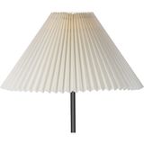 Homing Pileli Kumaş Lambader Başlığı Krem Renkli E27 Duy Tipi 20 cm Yükseklik - Ekru