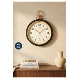 HOMİNG Retro Çift Kadranlı Duvar Saati 242114