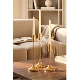 HOMİNG Venezia Gold 3'lü Şamdan Seti 242620