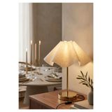 HOMİNG Viora Modern Keten Kumaş Abajur