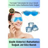 homiva Göz Bandı Buz Jeli Yüz Termojel Maskesi Gözaltı Torbası Şişlik Giderici Soğuk Kompres Rahat Uyku