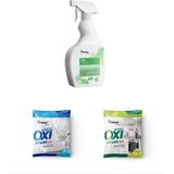 Homm Clean Homm Bitkisel Leke Çıkarıcı Set 3’lü ( Leke Çıkarıcı -Oxi Beyaz-Oxi Mutfak) - 1 kg