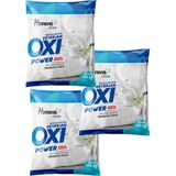 Homm Clean Oxi Power 500 gr x 3 Adet Toz Deterjan Konsantre Formül ile Etkili Temizlik