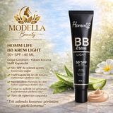 Homm Life BB Krem Light 50+ SPF 40 ml Doğal Görünüm ve Hafif Kapatıcılık Sağlayan Krem Formül