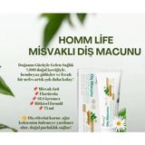 Homm Life Homm Lıfe Misvak Diş Macunu 75 ml Türkiye Menşeli Bitkisel Formül ile Güvenli Kullanım