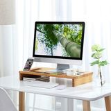 Hommy Aydın Ahşap Monitor ve Laptop Standı - Y: 9 cm D: 40 cm G: 70 cm - Meşe