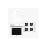 Homtego Star Beyaz Ankastre Set (Da6-833-Tahdf-B66-S2)