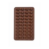 homvira 🧸🍫 Ayıcık Figürlü Silikon Çikolata Kalıbı 40 Gözlü | Jelibon Şekerleme Buz Kalıbı | Esnek Yapışmaz | -40°C / +230°C Isıya Dayanıklı