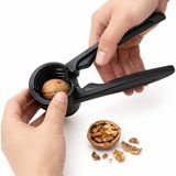 Homvira🌰 Premium Güçlü Ceviz Kıracağı | Ergonomik Kaymaz Sap | Kolay Kırma Aparatı | Dayanıklı Metal Mekanizma | Fındık, Badem, Ceviz Kırıcı - Siyah