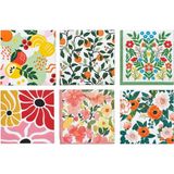homvira 🌸 Renkli Çiçek Desenli 20'li 2 Paket Kağıt Peçete | Dekoratif Masa ve Sofra Peçetesi | Şık Çiçekli Peçete | Özel Gün & Davet Peçetesi