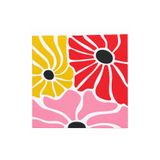 homvira 🌸 Renkli Çiçek Desenli 20'li Kağıt Peçete | Dekoratif Masa ve Sofra Peçetesi | Şık Çiçekli Peçete | Özel Gün & Davet Parti Peçetesi🌸🍊
