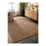 Homz 0604 Düz Sisal Hasır Dokuma Jüt Tabanlı Kaymaz Sisal Yıkanabilir Mutfak Halı