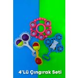 Hon 4 Lü Bebek Çıngırak Seti(ERKEK ÇOCUK)