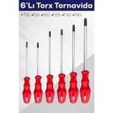 HON 6 Parça Torx Tornavida Seti (T-10,t-15,t-20,t-25,t-30-T-40)