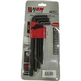 HON 9'lu Düz Alyan Anahtar Seti 120 mm Ergonomik Tasarım ve Dayanıklı Yapı ile Yerli Üretim