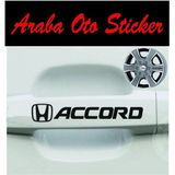Honda Accord Kapı Kolu Jant Sticker (8Adet)