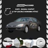 Honda Accord Oto Araç Kapı Koruma Fitili 5metre Parlak Beyaz Renk