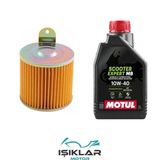 Honda Activa 100 Motul Yağ Ve Hava Filtre Bakım Seti Bs0016