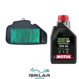 Honda Activa 125 Motul Yağ Ve Hava Filtre Bakım Seti Bs0010