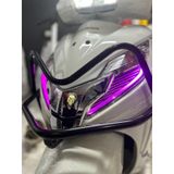 Honda Activa S Motosiklet Far Sticker Set Mor Renk
