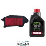 Honda Activa S Motul Yağ Ve Hava Filtre Bakım Seti Bs0001